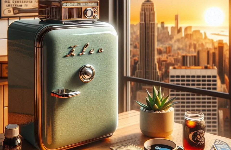 Frigobar Retrô 95L Midea: Compacto e Estiloso