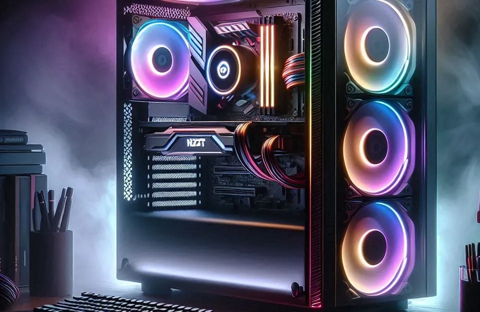 Gabinete NZXT H6 Flow RGB Preto: Desempenho e Estilo para seu Setup