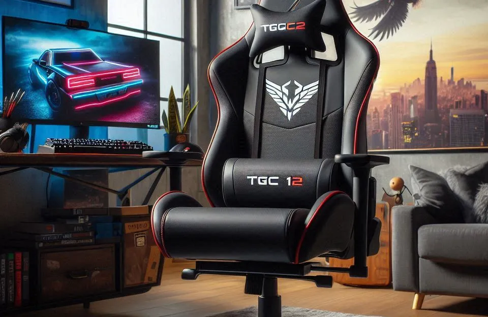 Cadeira Gamer Profissional TGC12 THUNDERX3: Conforto e Estilo
