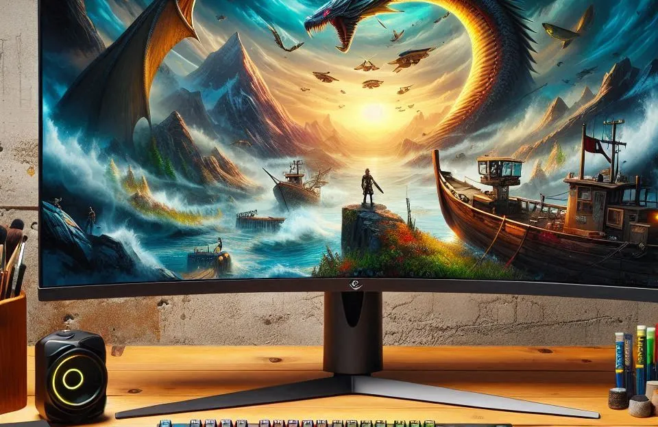 Monitor Concórdia Gamer Curvo 27'' CZ270F 100Hz Full HD
