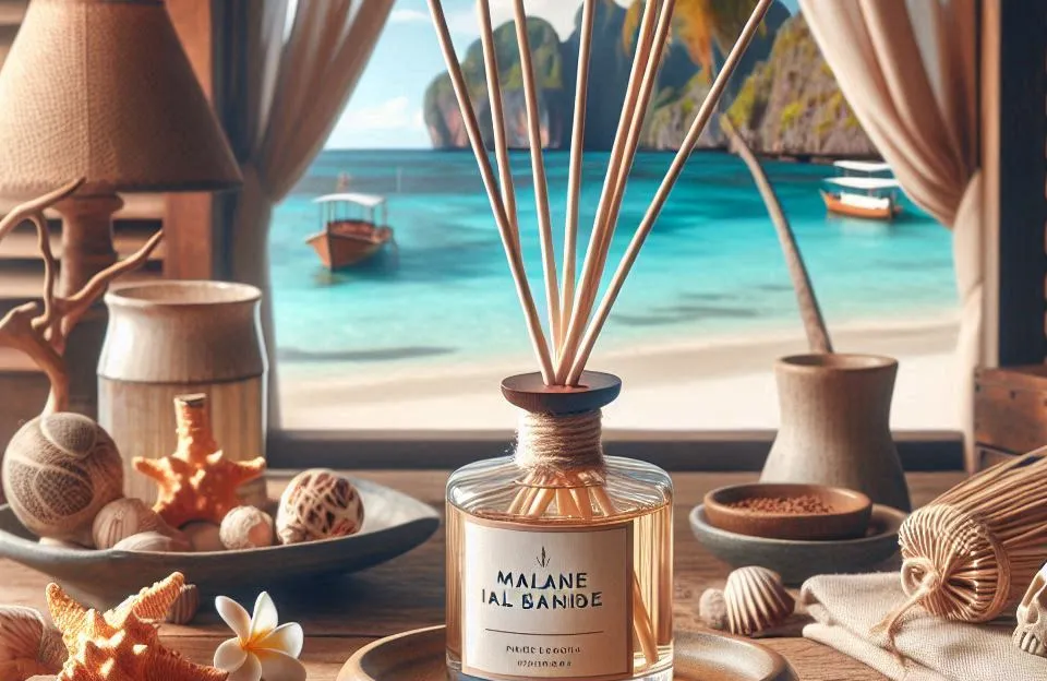 Malie Island Ambiance Reed Diffuser: Aroma Tropical para Sua Casa