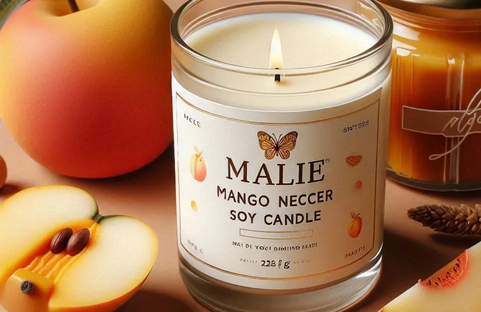 Vela de Soja Malie Néctar de Manga 227 g – Review Completo