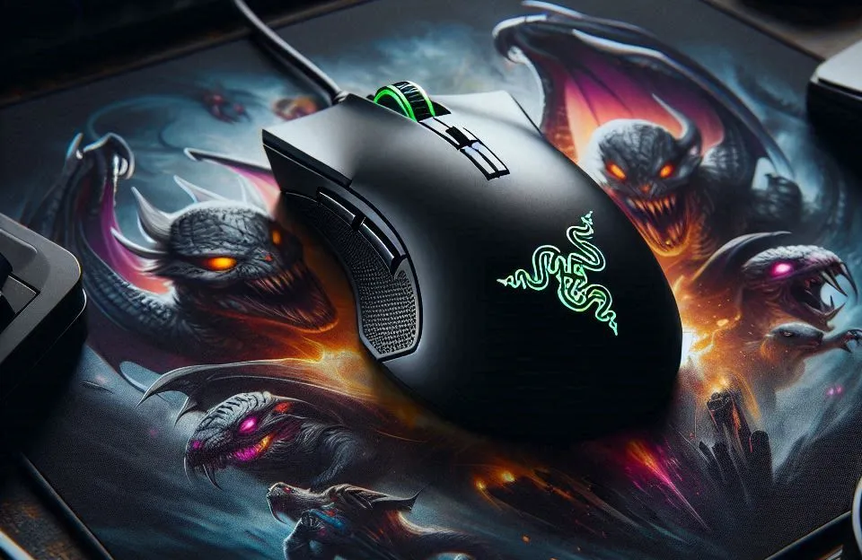 Razer DeathAdder V3 Pro - Mouse sem fio ergonômico leve