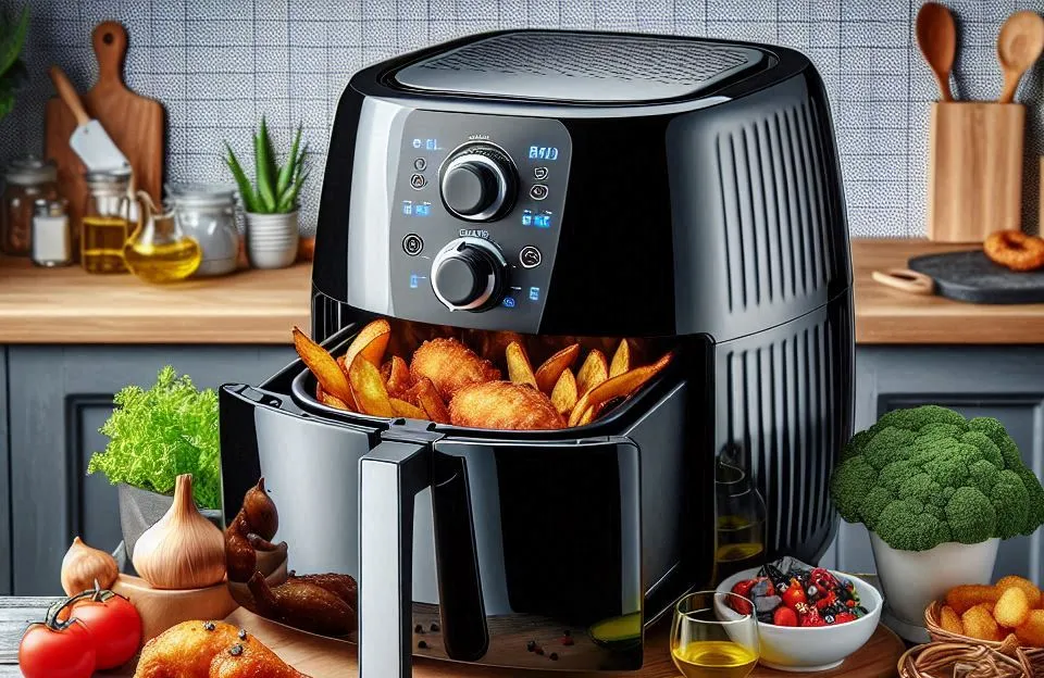 Fritadeira Elétrica Air Fryer 8L 2 Gavetas 2500W 220V Preto Multi - GO220: Praticidade e Versatilidade para Sua Cozinha