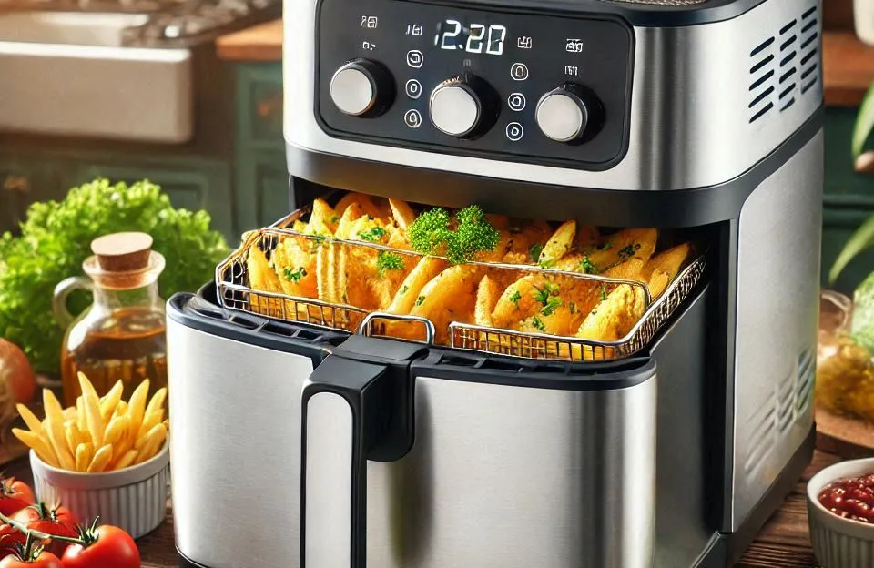 Fritadeira Ultra Digital 2 em 1 Inox 4,8L Oster