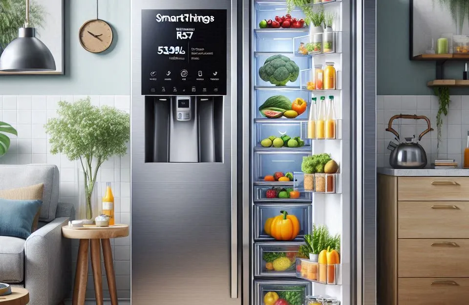 Samsung Geladeira Side by Side SmartThings RS57 Inox 564L: Capacidade e Tecnologia de Ponta