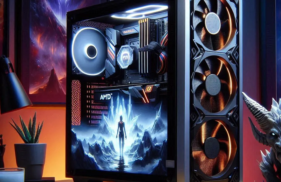PC Gamer AMD Ryzen 5 5600GT: Potência e Design para Gamers