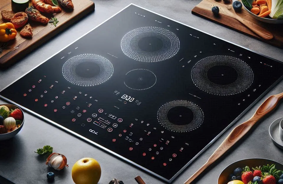 Cooktop de Indução Cinco Bocas Eos 9500W – Potência e Estilo para Sua Cozinha