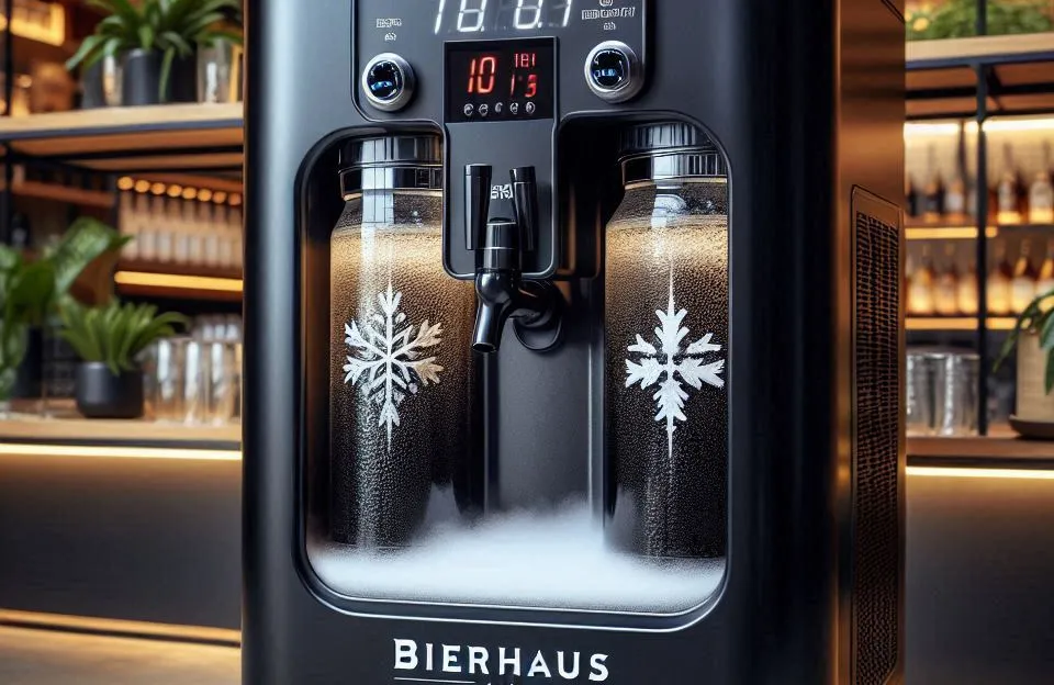 Cervejeira Eos Bierhaus 100 Litros Black Glass Frost Free ECE120 110V: Design Moderno e Tecnologia de Ponta