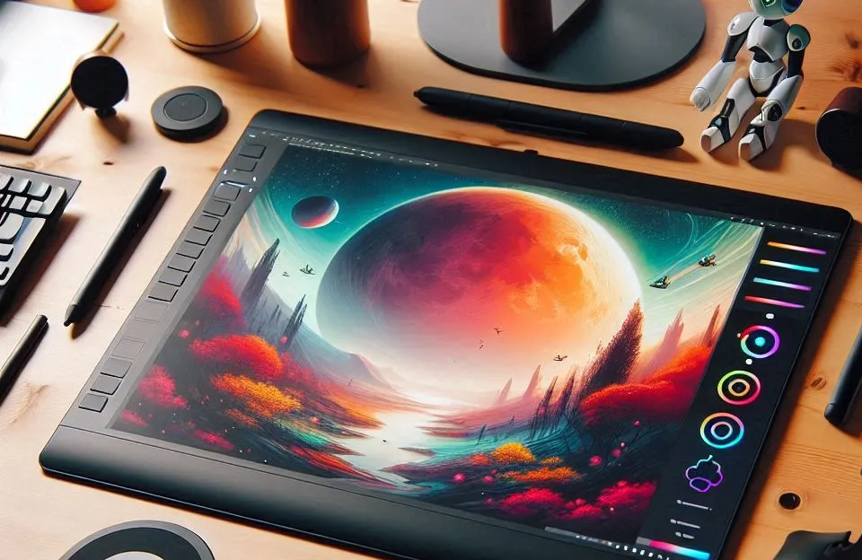 MESA DIGITALIZADORA HUION KAMVAS 13 GS1331: Desenho Gráfico de Alta Qualidade