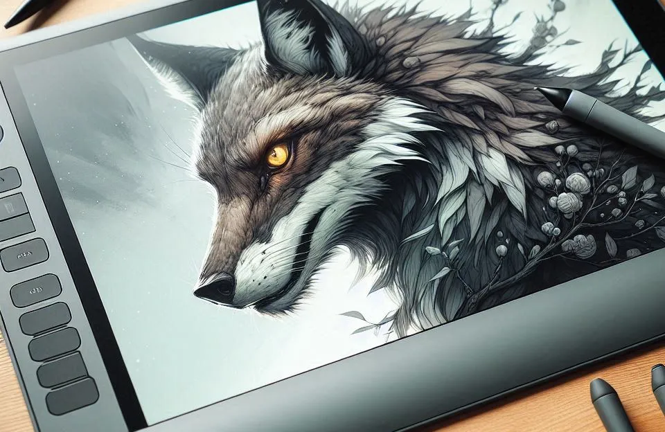 HUION Kamvas 13: Mesa Digitalizadora 2 em 1 para Desenhistas Profissionais