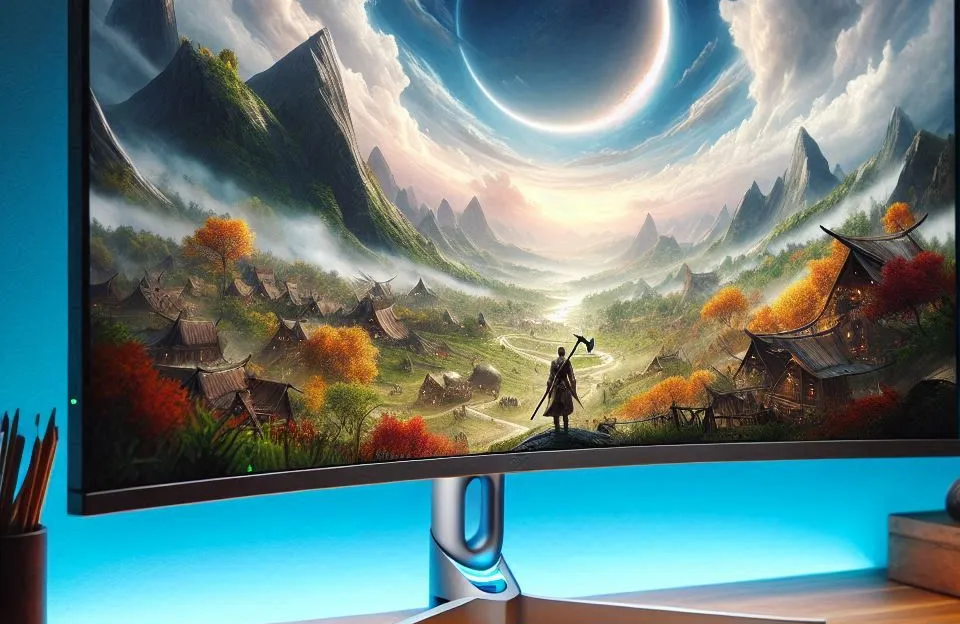 Monitor Gamer Curvo 32" 240Hz 1ms: A Experiência Imersiva que Você Procurava