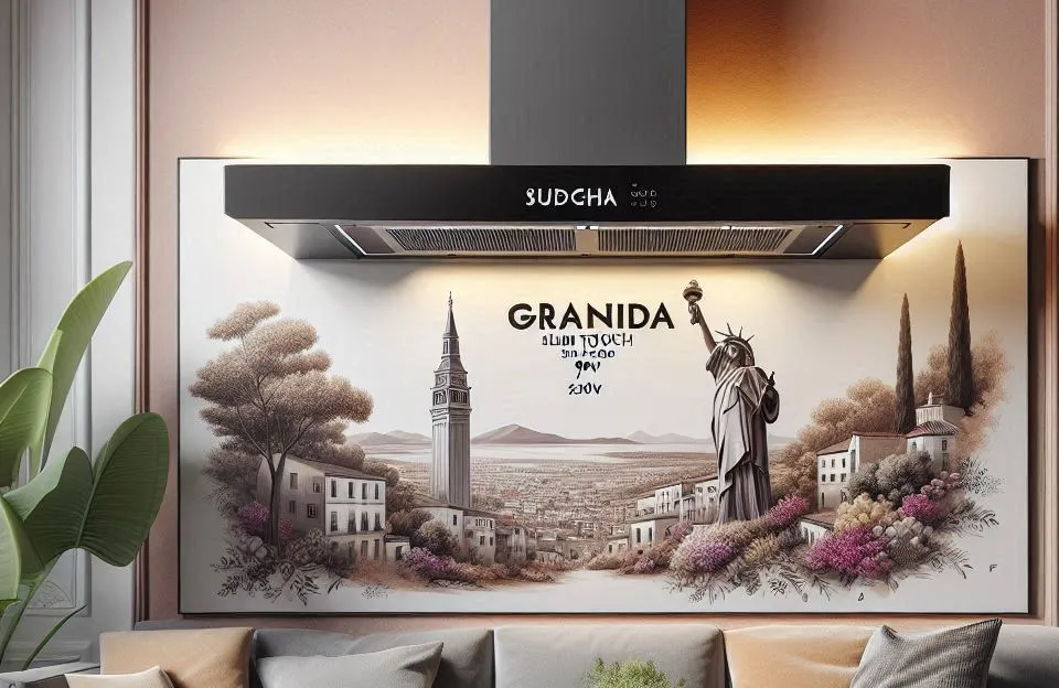 Suggar Coifa de Parede Granada Slim Touch 90cm 220V