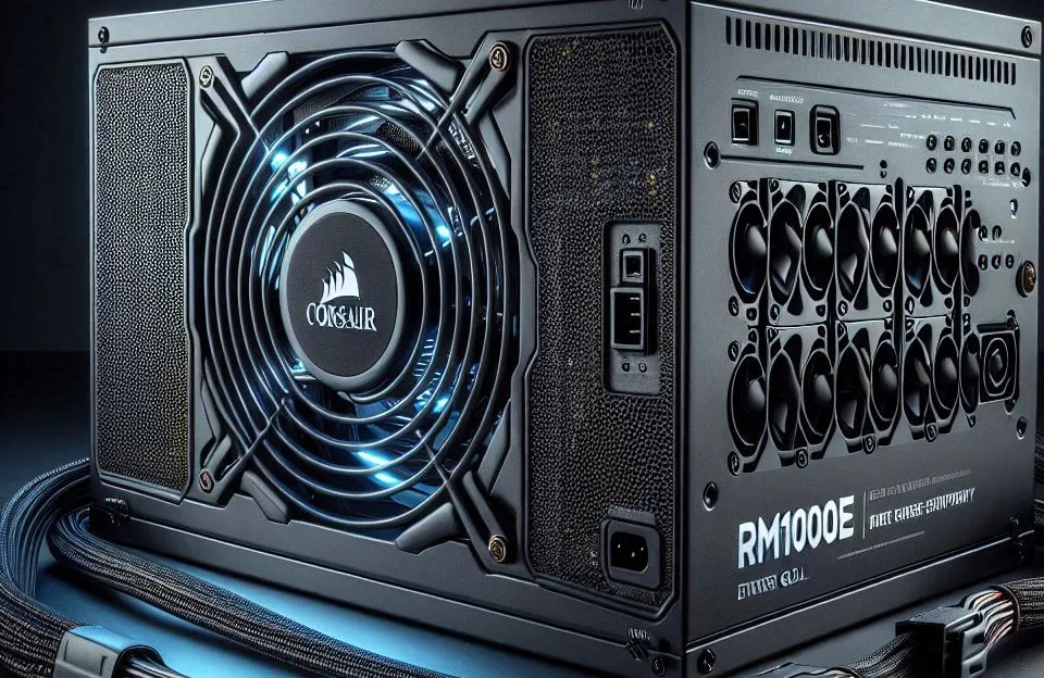 Fonte Corsair RM1000e, 1000W, 80 Plus Gold, Modular, Preto: Eficiência e Desempenho para Seu PC