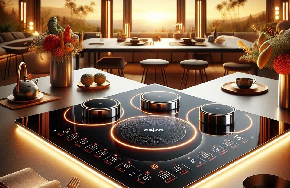 Cooktop de Indução 4 Bocas Preto com Trava de Segurança Dako Supreme 220v: Design Moderno e Segurança Garantida