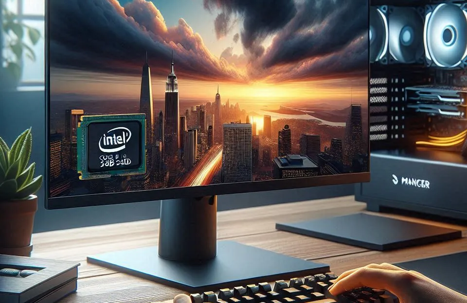 PC Mancer Intel Core i5, 8GB RAM, SSD 240GB + Monitor 17"