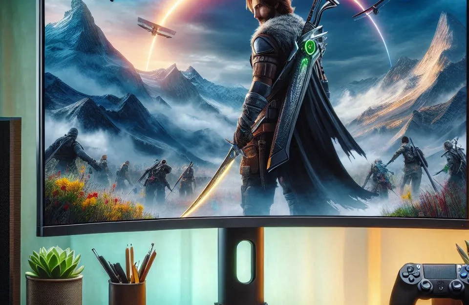 Monitor Concórdia Gamer Curvo CZ238F 23.8" 100Hz LED Full HD
