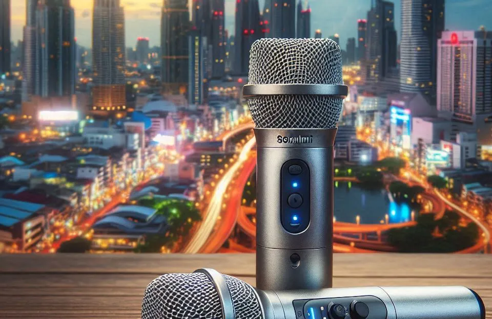 Microfone Sem Fio Profissional SOMLIMI EW135G4: Qualidade e Versatilidade
