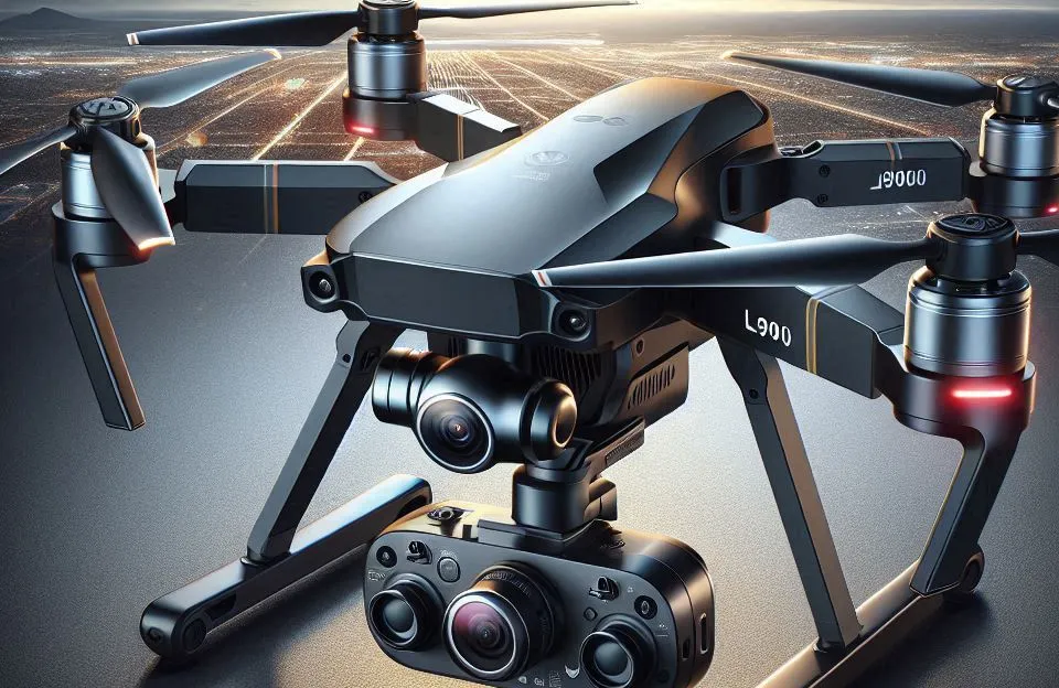 Drone com Câmera 4K L900 Pro Full HD com GPS e FPV