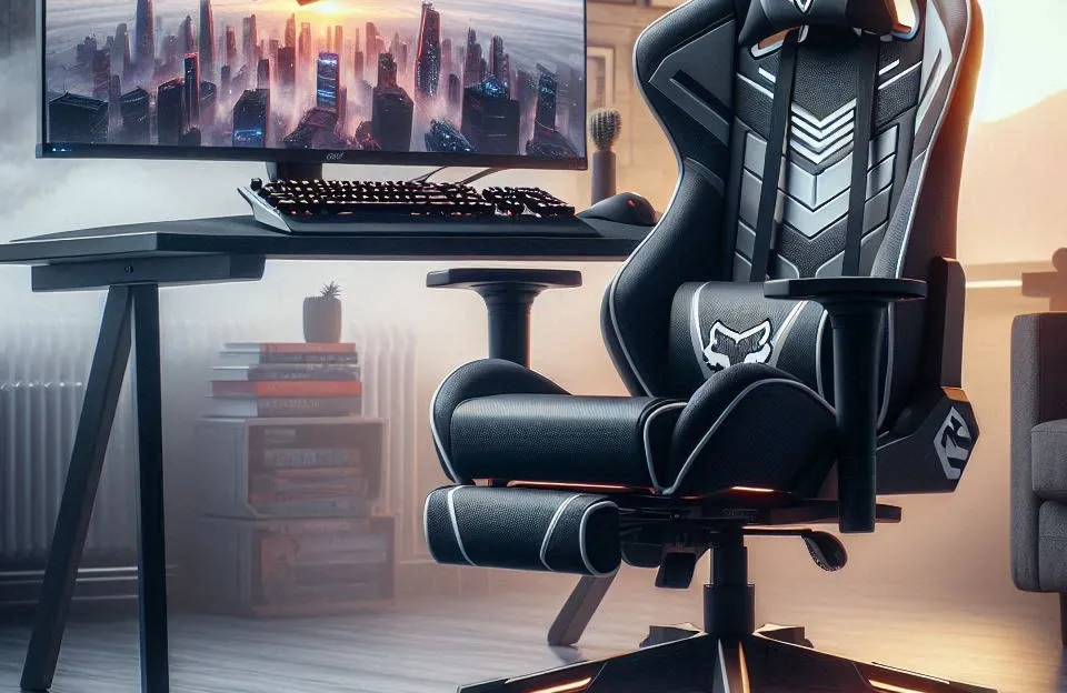 Cadeira Gamer Fox Racer Zerda com Apoio para Pés