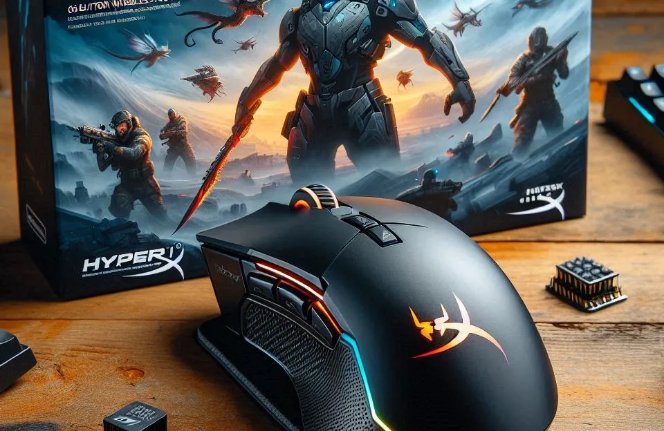 Mouse Gamer Sem Fio HyperX Haste 6 Botões – Leve e Preciso!