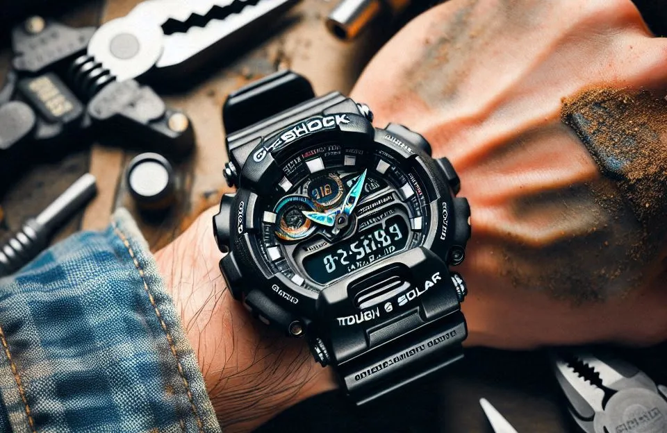 Relógio Casio G-Shock Tough Solar G-5600UE-1DR: Design Icônico, Resistência e Energia Solar