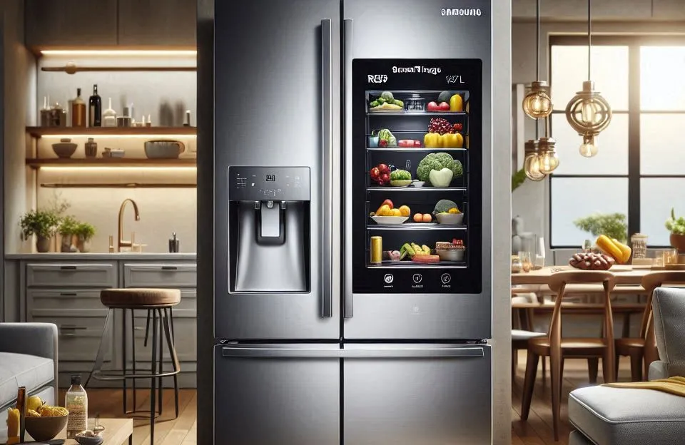 Samsung Geladeira Side by Side SmartThings RS57 Inox 564L 127V: Capacidade e Tecnologia ao Seu Alcance