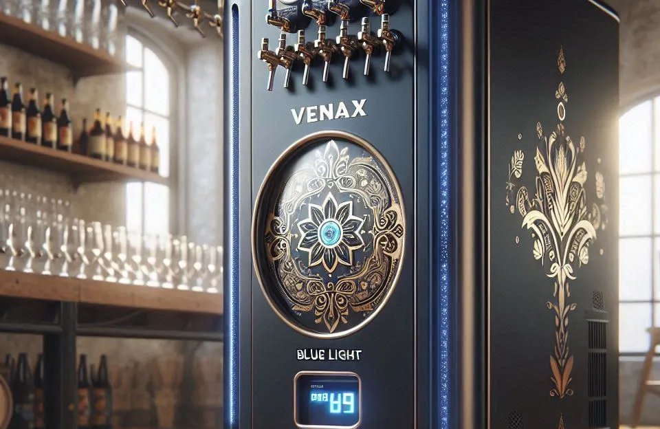 Cervejeira Venax Blue Light 209 Litros Preto Fosco: Ideal Para Seu Estabelecimento