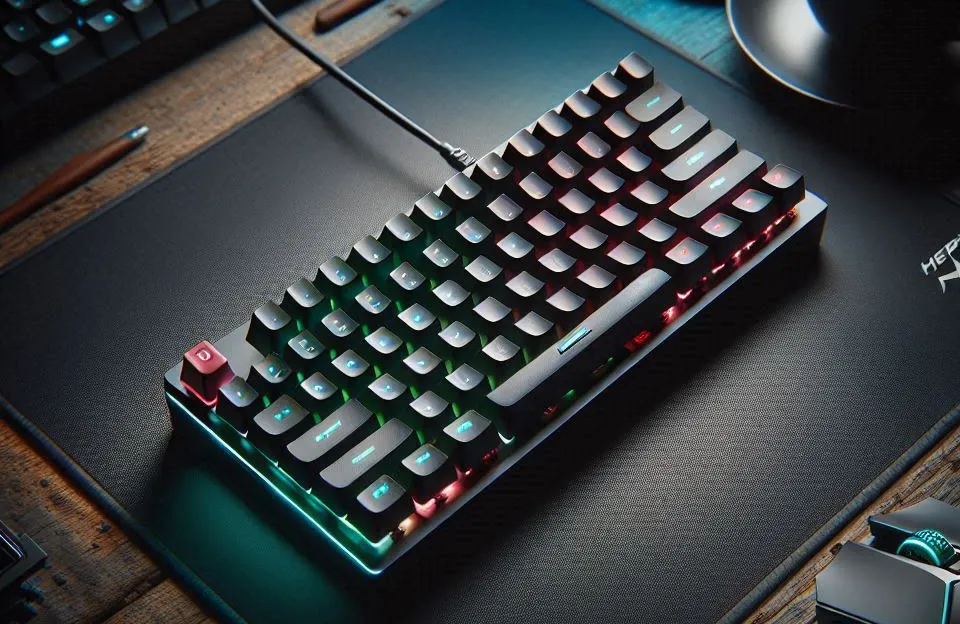 Teclado Mecânico Gamer HyperX Alloy Origins: Compacto e Resistente