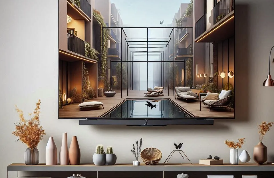 Suporte de Parede Ultrafino para TVs OLED: Design e Funcionalidade