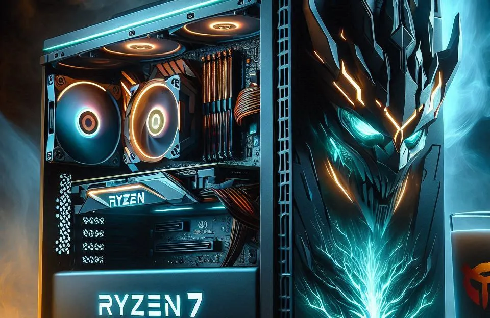 PC Gamer Ryzen 7 5700G com 16GB RAM e SSD NVMe