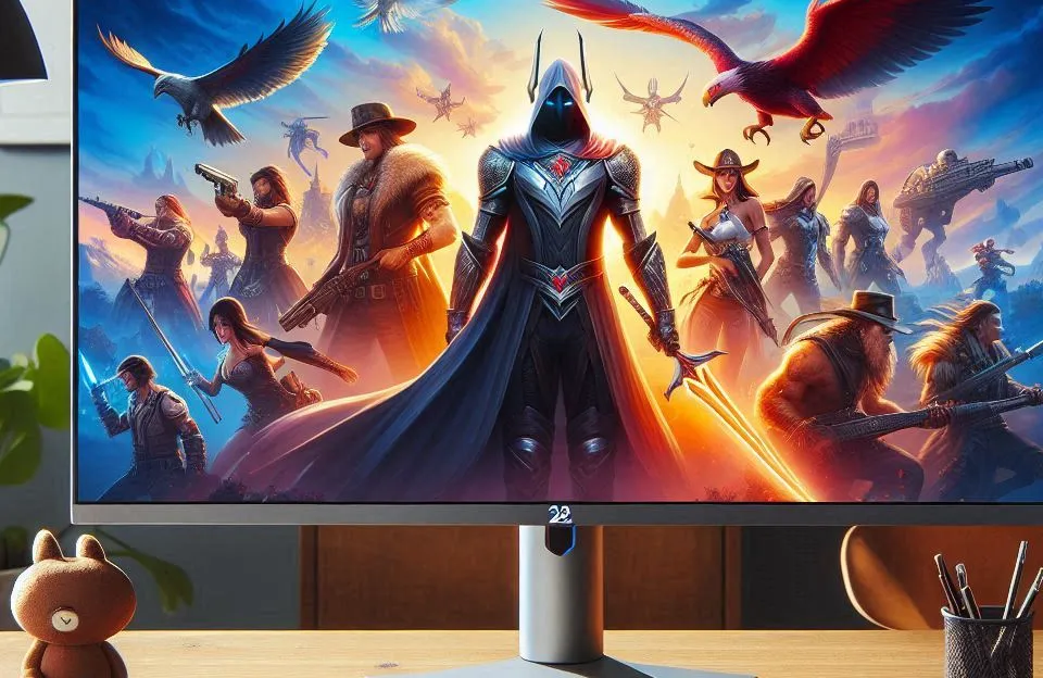 Monitor UHD FYHXele 28 Polegadas: Desempenho 4K para Gamers Exigentes