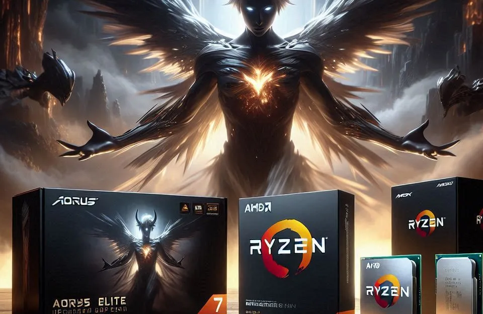 KIT UPGRADE AMD Ryzen 7 5700X3D B550M AORUS Elite