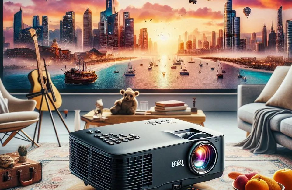 Projetor BenQ SVGA para Apresentações: 4.000 Lúmens e Contraste 20.000:1