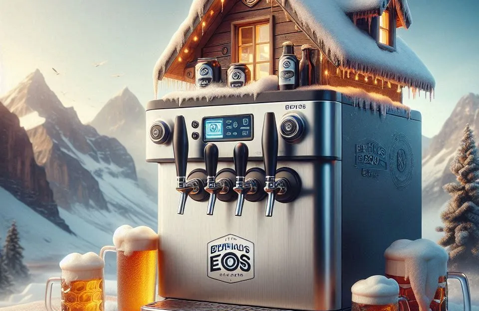 Cervejeira Eos Bierhaus 100L Frost Free Inox Titanium ECE110 220V: Eficiência e Estilo para Suas Bebidas