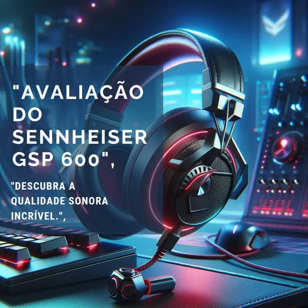 Sennheiser GSP 600: Fone Gamer com Som Imersivo