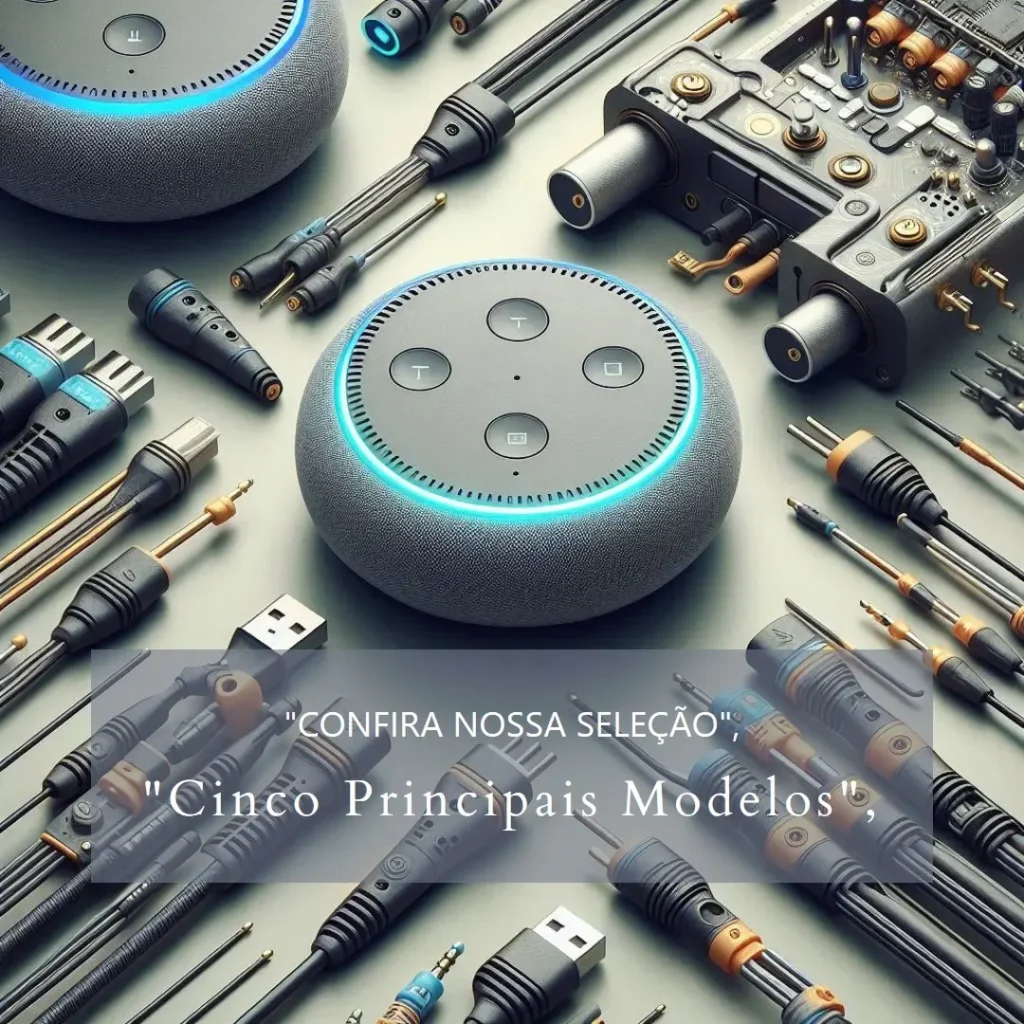 Cinco Principais Modelos de cabo echo dot 3