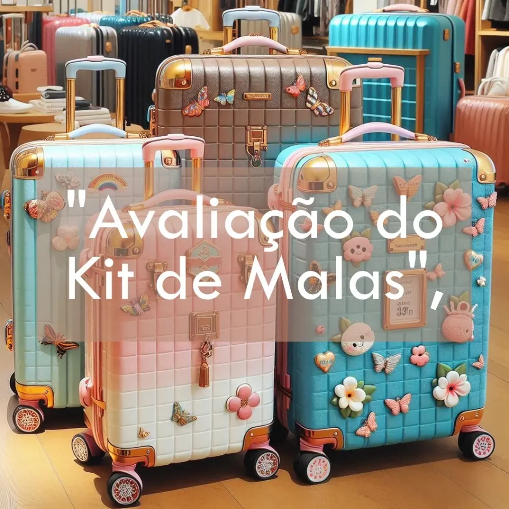 Kit Conjunto 2 Malas Rígidas 360° Gladiador A2PM