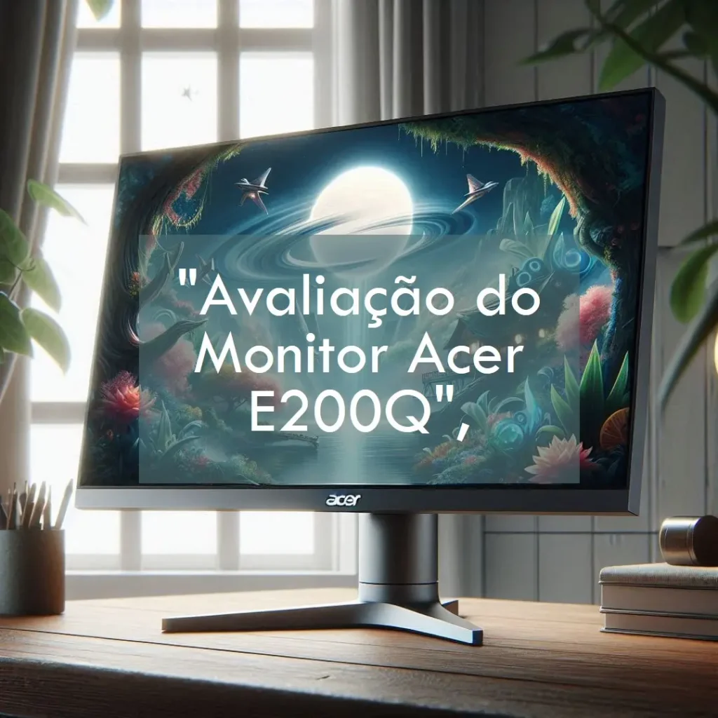 Monitor LED 19.5" Acer E200Q: Performance de Qualidade e Design Compacto