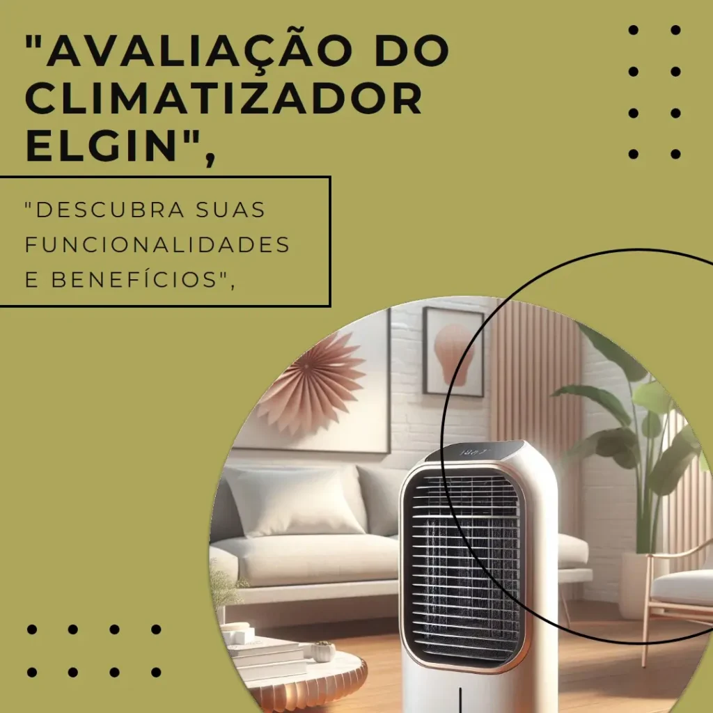 Climatizador de Ar Portátil Elgin 3 em 1 7,5L 110V