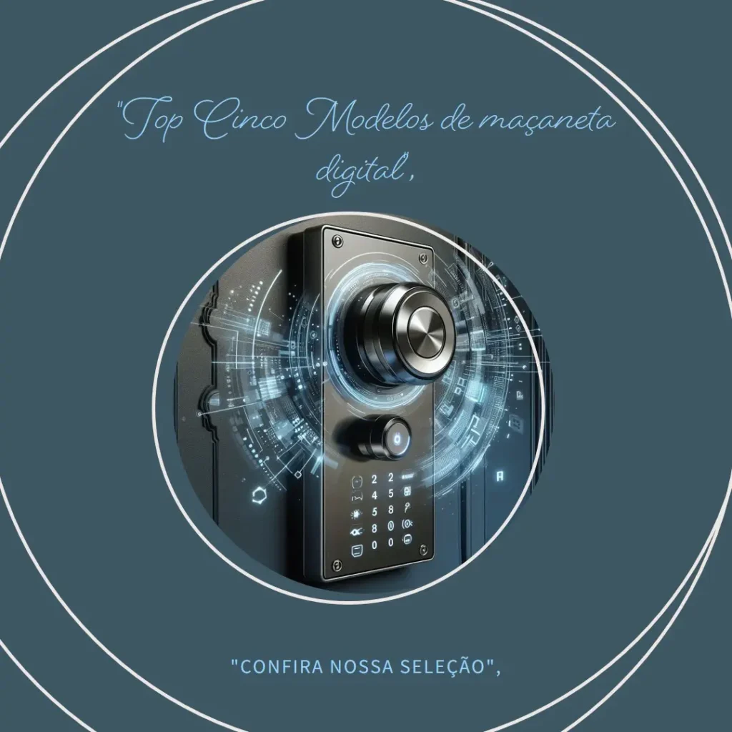 Top Cinco Modelos de maçaneta digital