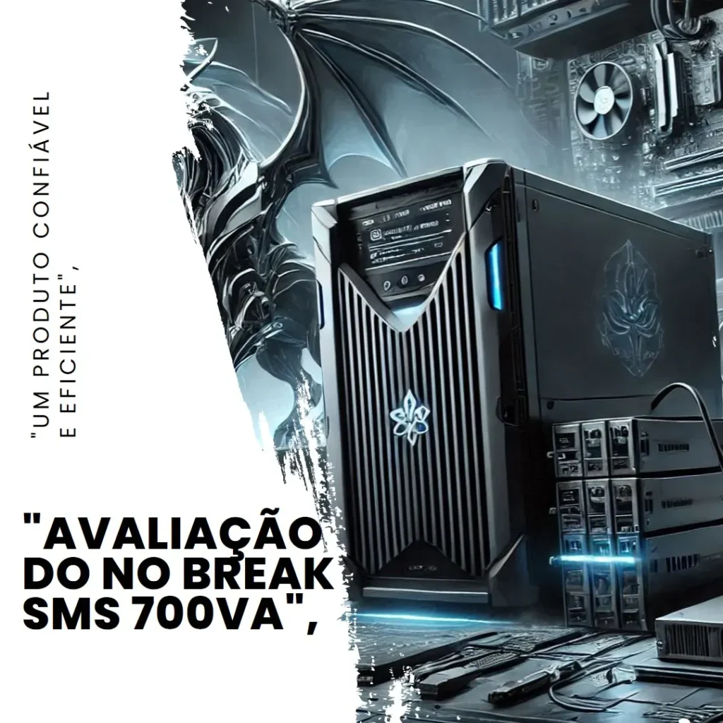 No Break SMS New Station 700VA Mono-115 Black: Potência, Praticidade e Custo-benefício