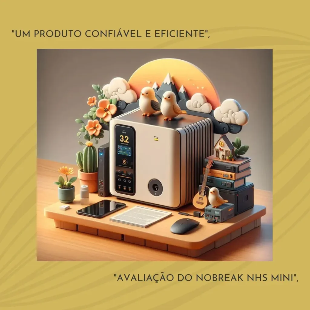 Nobreak NHS Mini 4 600VA: Proteção e Energia de Qualidade para Seus Equipamentos