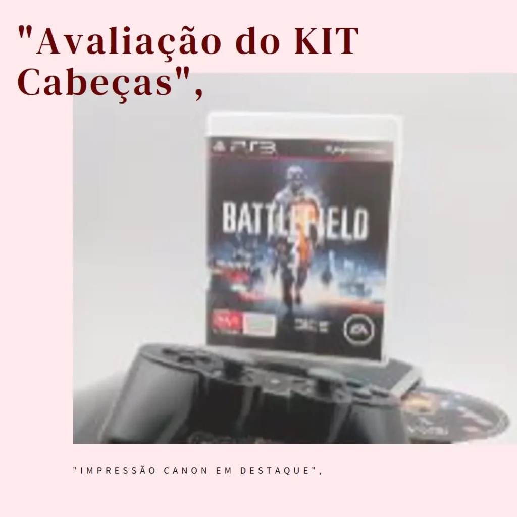 KIT Cabeças de Impressão Original Canon (PRETO + COLOR) G3100, G4100 – Qualidade e Performance para Sua Impressora