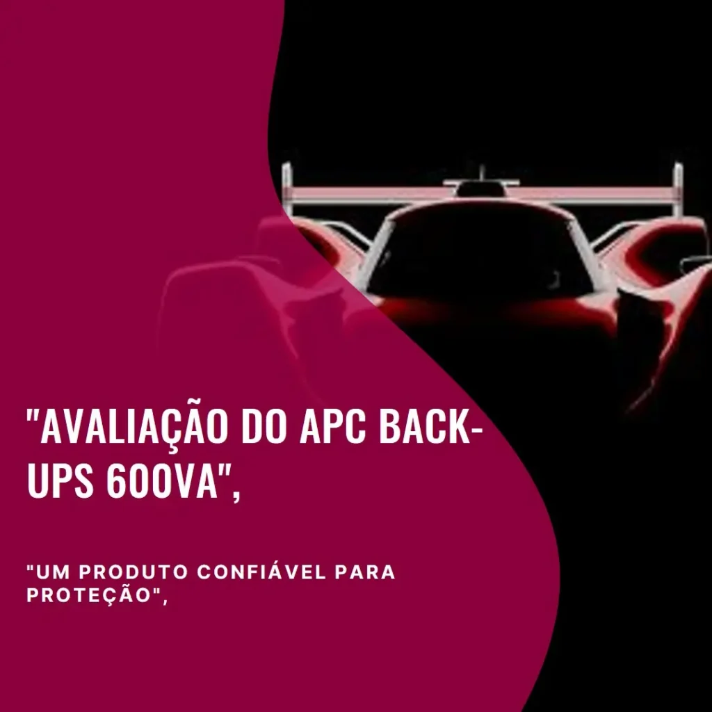No-Break APC BACK-UPS 600VA 220V: Proteção e Segurança