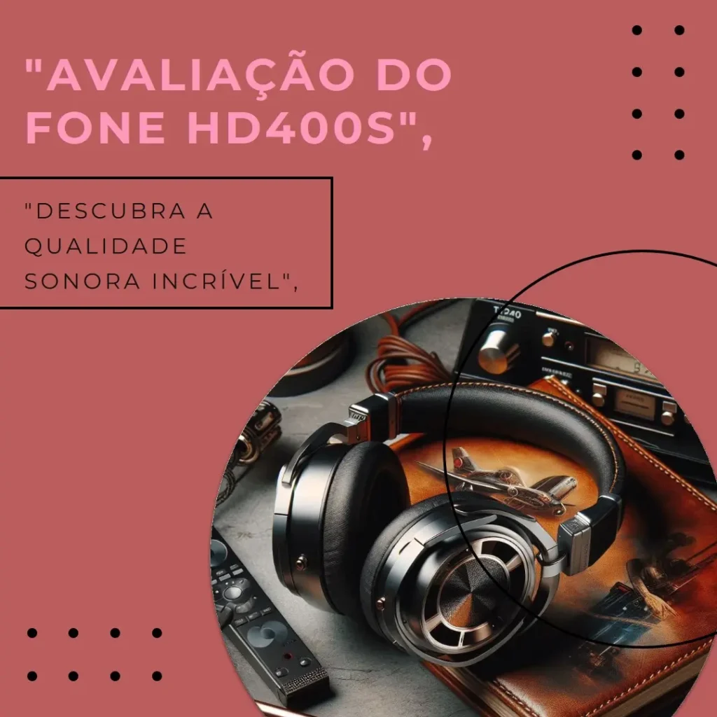 Fone de Ouvido HD400S Sennheiser com Som Potente