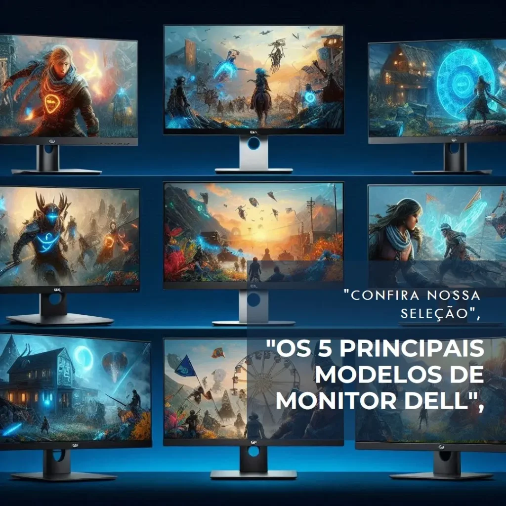 Os 5 Principais Modelos de Monitor dell