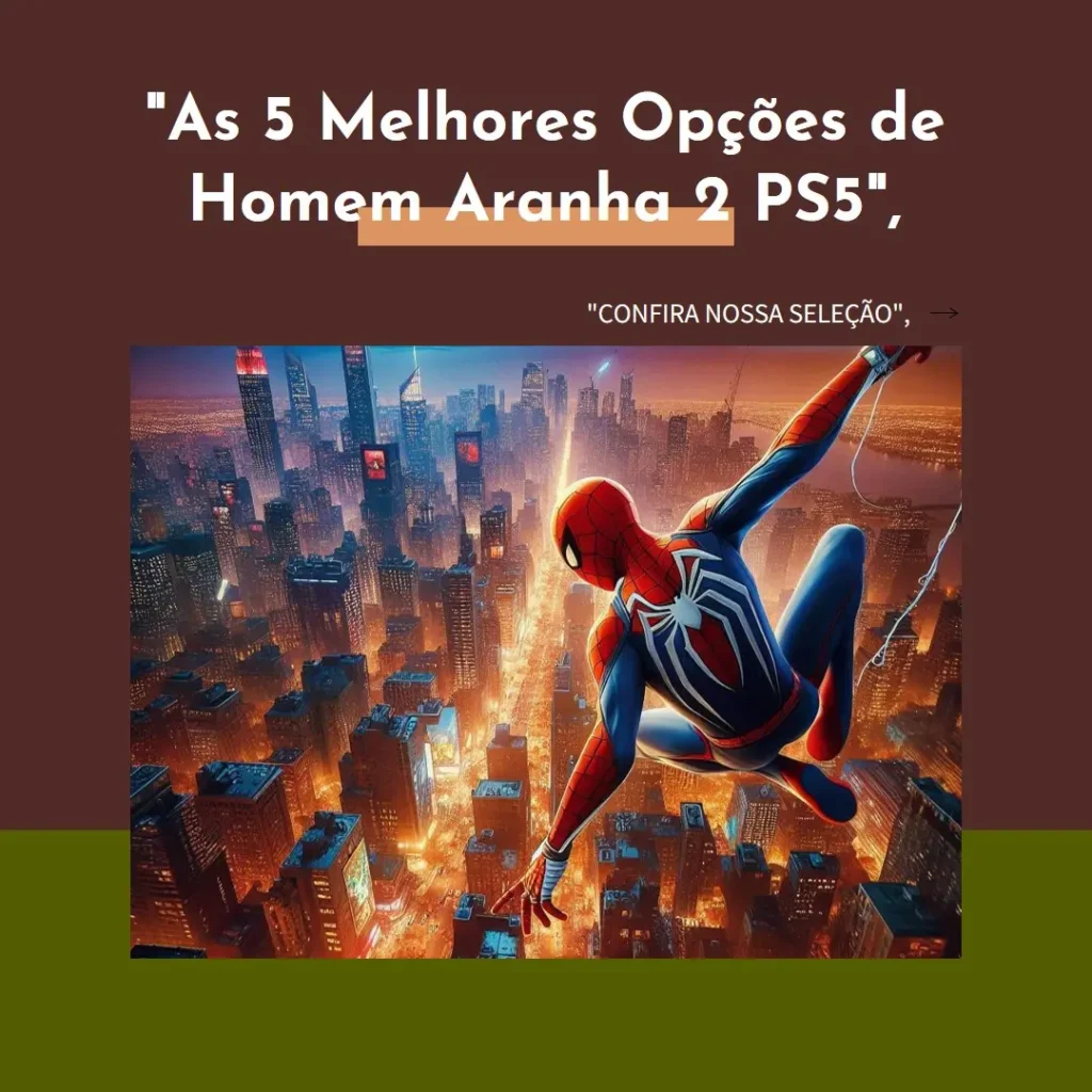 As 5 Melhores Opções de homem aranha 2 ps5
