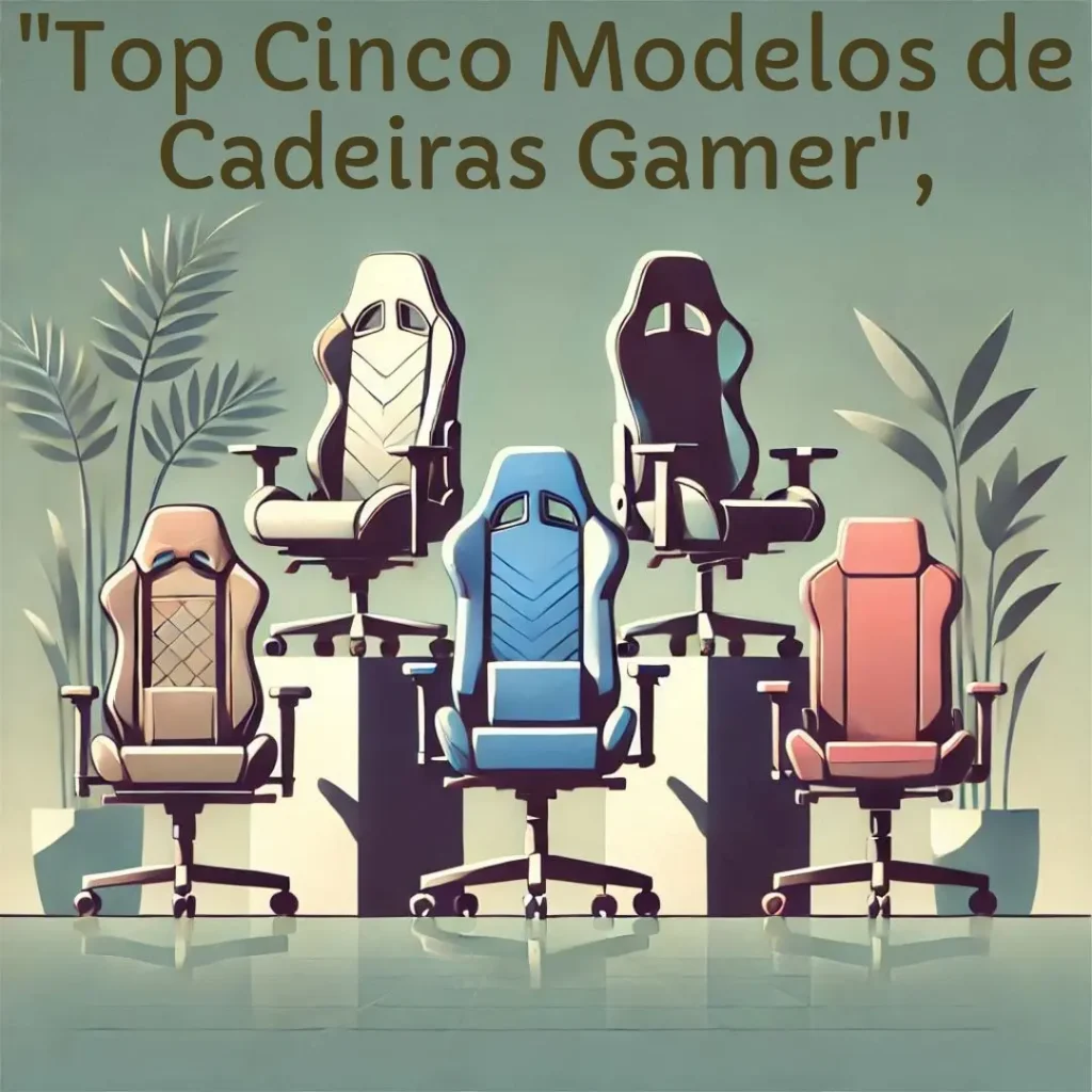 Top Cinco Modelos de cadeiras gamer