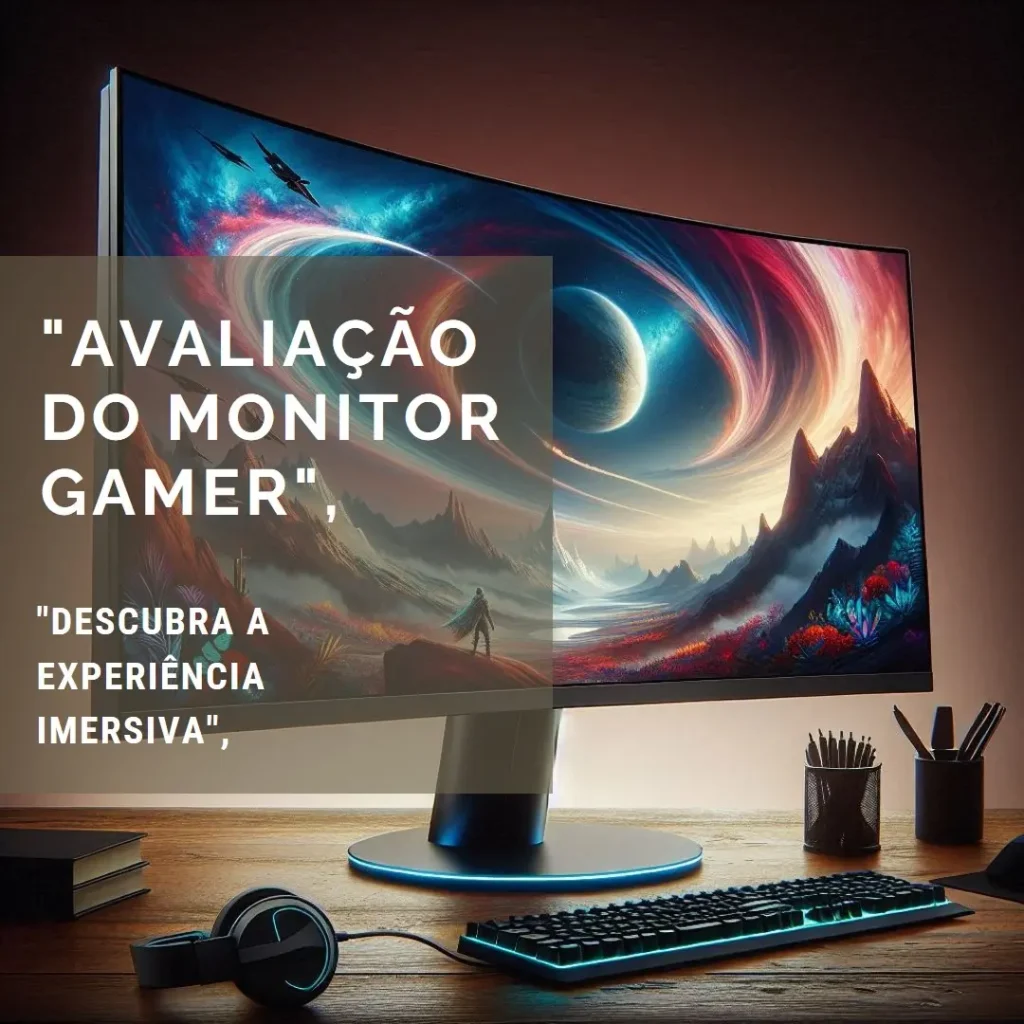 Monitor Gamer 23.8'' BrazilPC Curvo 180Hz Widescreen